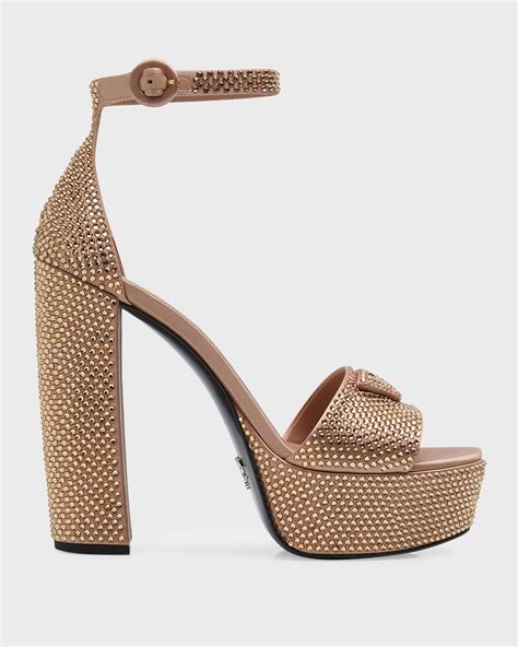 prada chunky sandals|prada ankle strap platform sandals.